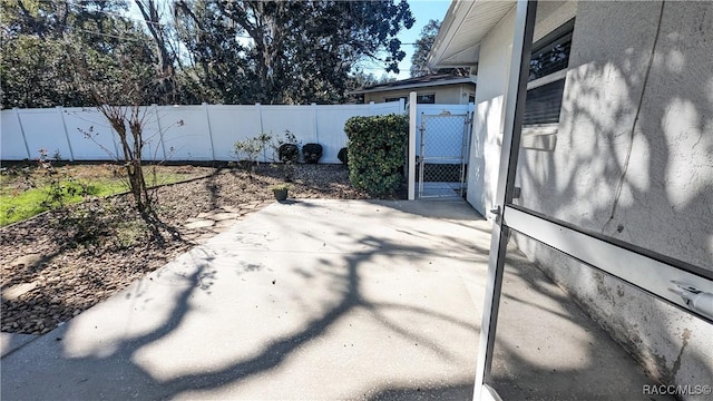28 New Florida Ave, Beverly Hills, FL 34465 - view of patio with a gate and fence