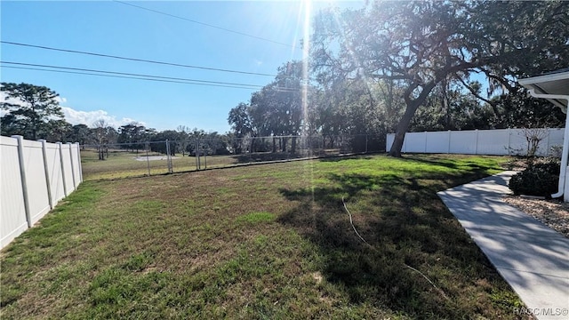 view of yard