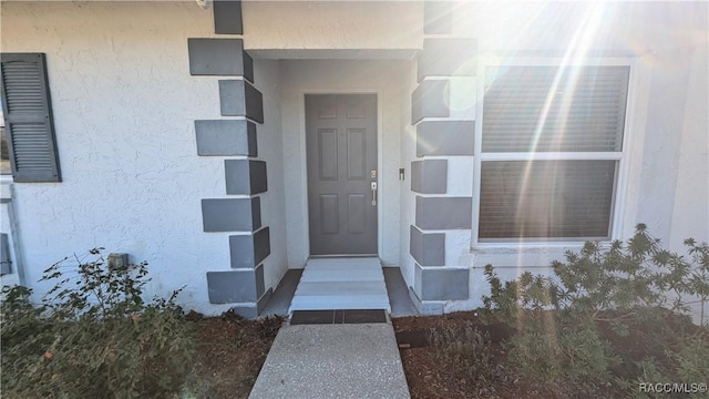 view of entrance to property