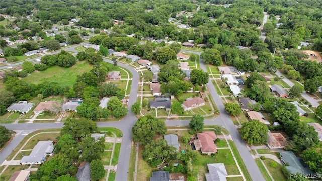 9125 N Abbot Dr, Citrus Springs, FL 34434 - aerial overview of property's location with nearby suburban area