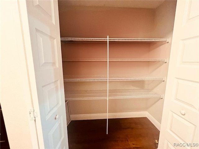 view of closet