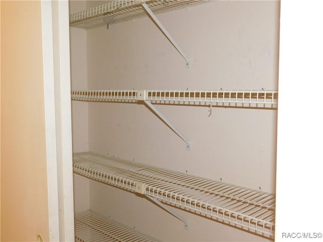 view of closet