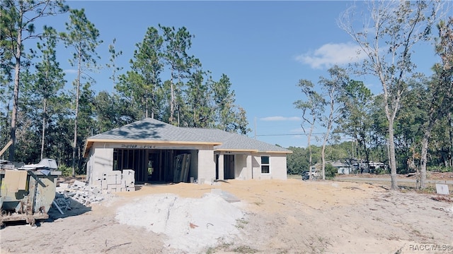 view of front of property