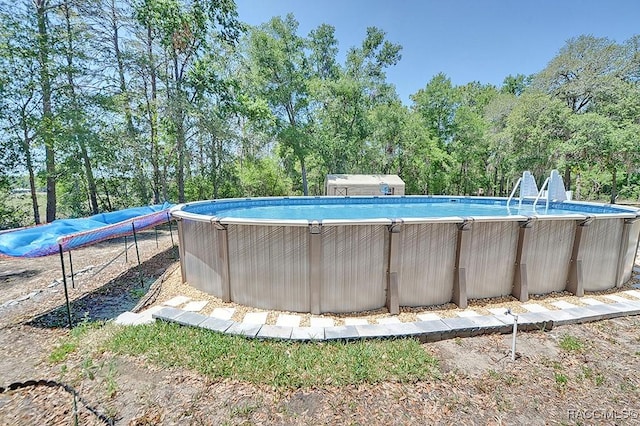 view of pool