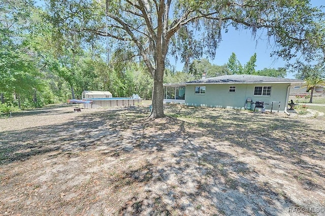 view of back of property