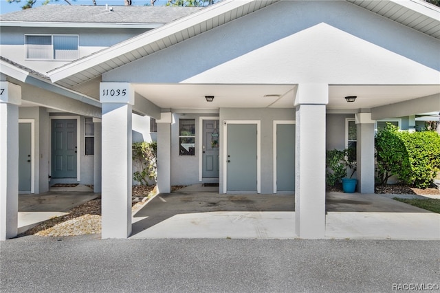 view of entrance to property