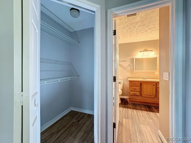 view of closet