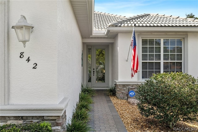 view of entrance to property