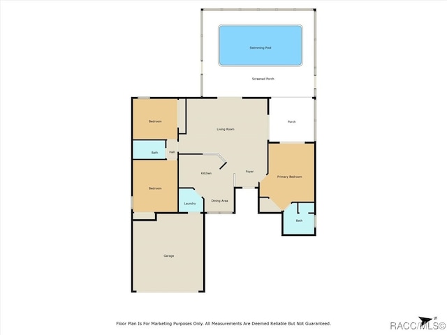 2739 N Brentwood Cir, Lecanto, FL 34461 - room layout