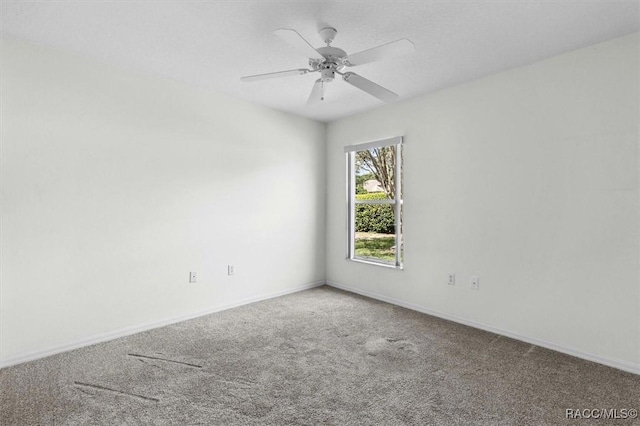 2739 N Brentwood Cir, Lecanto, FL 34461 - unfurnished room featuring carpet floors, baseboards, and ceiling fan