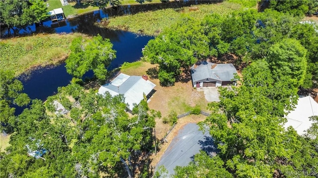 8915 E Echo Ct, Inverness, FL 34450 - bird's eye view of a nearby body of water