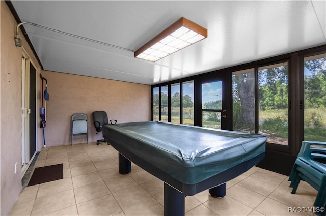 8915 E Echo Ct, Inverness, FL 34450 - game room featuring tile patterned flooring and billiards table