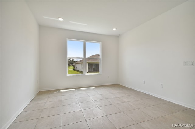 view of tiled empty room