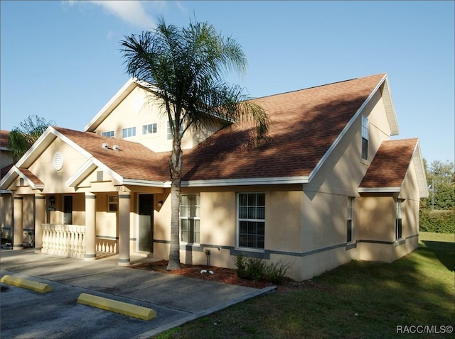 exterior space featuring a porch