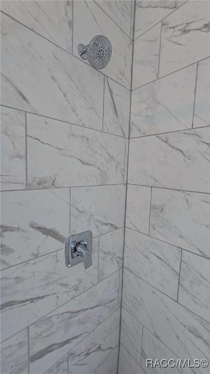 room details featuring tiled shower