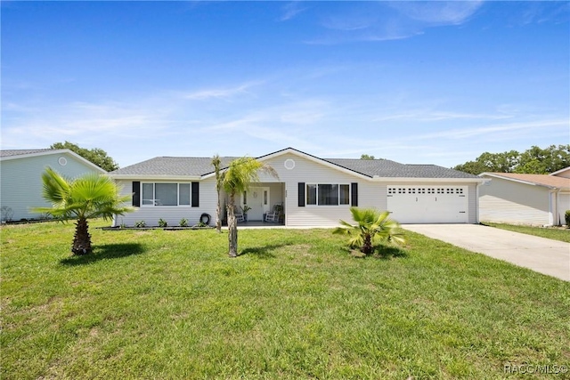 8849 SW 116th Place Rd, Ocala, FL 34481 - single story home featuring a garage, driveway, and a front yard