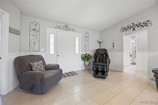 8849 SW 116th Place Rd, Ocala, FL 34481 - tiled entryway with a wainscoted wall