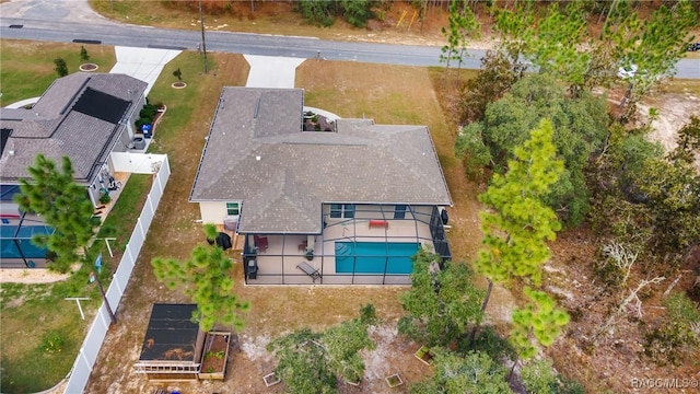 776 W Horizon Ln, Citrus Springs, FL 34434 - view from above of property with a pool area