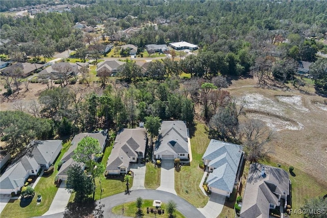 drone / aerial view featuring a residential view