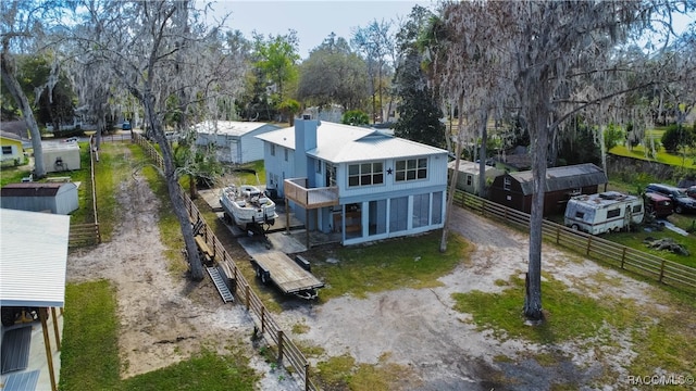 view of rear view of property