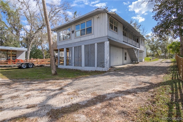 view of property exterior