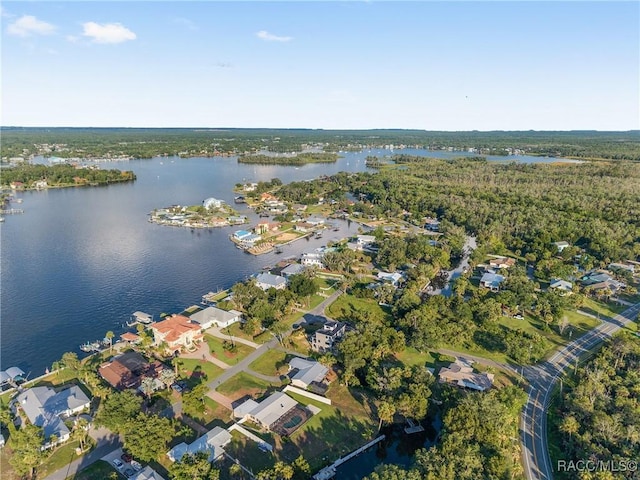 2310 N Watersedge Dr, Crystal River, FL 34429 - aerial view of property's location featuring a large body of water and nearby suburban area