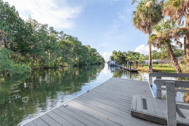 2310 N Watersedge Dr, Crystal River, FL 34429 - dock area featuring a water view
