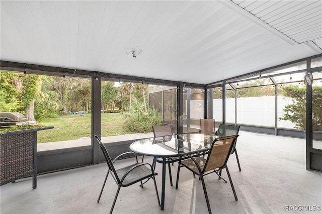 2310 N Watersedge Dr, Crystal River, FL 34429 - sunroom featuring plenty of natural light and outdoor dining space