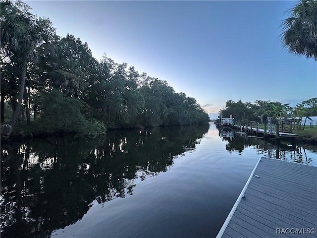 2310 N Watersedge Dr, Crystal River, FL 34429 - dock area featuring a water view