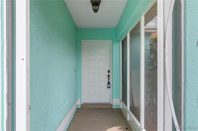 3570 E Cove Park Trl, Hernando, FL 34442 - property entrance featuring stucco siding