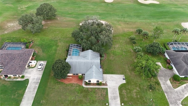 640 E Hartford St, Hernando, FL 34442 - bird's eye view of a golf club