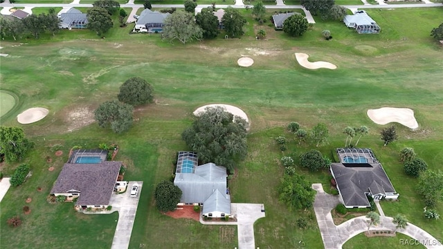 640 E Hartford St, Hernando, FL 34442 - aerial view of property's location with a golf course