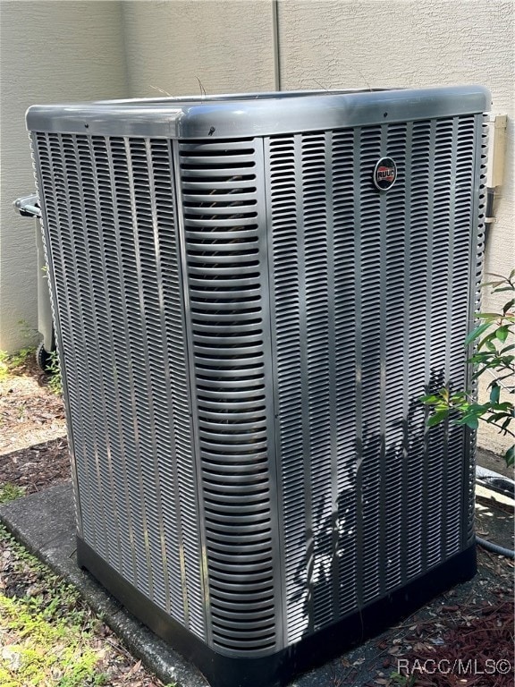 exterior details featuring central air condition unit