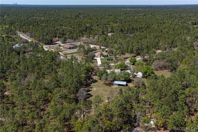 4210 W Horseshoe Dr, Beverly Hills, FL 34465 - aerial view of property's location with a forest