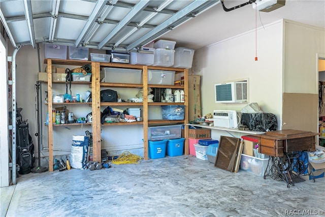 storage area featuring a garage