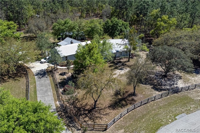 4210 W Horseshoe Dr, Beverly Hills, FL 34465 - drone / aerial view of a forest