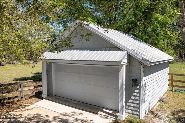 4210 W Horseshoe Dr, Beverly Hills, FL 34465 - view of detached garage