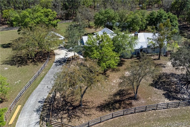 4210 W Horseshoe Dr, Beverly Hills, FL 34465 - aerial overview of property's location featuring a tree filled landscape