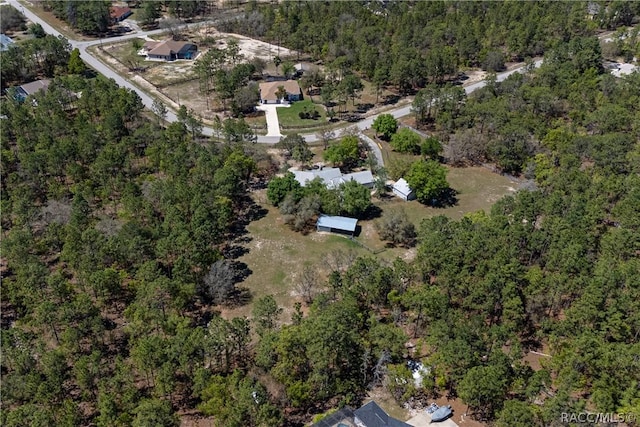 4210 W Horseshoe Dr, Beverly Hills, FL 34465 - aerial view of property's location with a forest