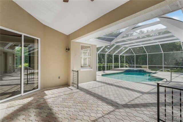 1324 Circus Ter, Hernando, FL 34442 - pool with a lanai and a patio area