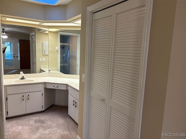 3365 S Crossbill Loop, Inverness, FL 34450 - bathroom featuring a closet and vanity