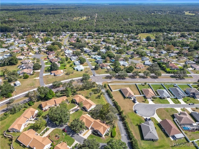 aerial view