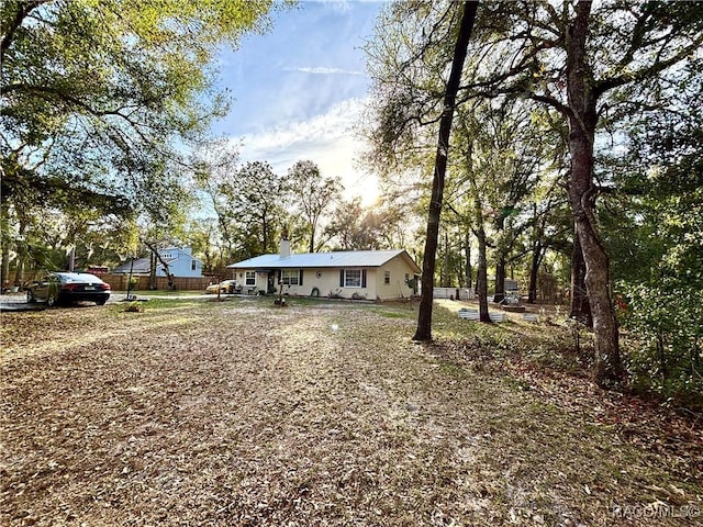 view of ranch-style home