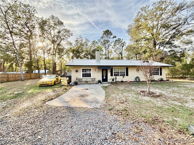 view of ranch-style home