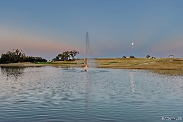 view of water feature