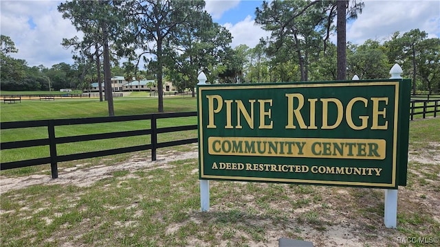 4889 N Peppermint Dr, Beverly Hills, FL 34465 - view of community / neighborhood sign