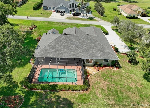 705 E Dakota Ct, Hernando, FL 34442 - aerial view of property and surrounding area with a pool area