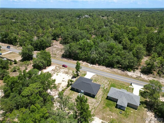 22777 SW Beach Blvd, Dunnellon, FL 34431 - bird's eye view of a heavily wooded area