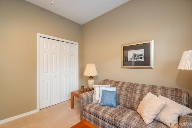 61 E Falconry Ct, Hernando, FL 34442 - carpeted living area with baseboards