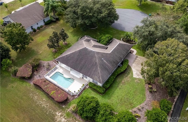 61 E Falconry Ct, Hernando, FL 34442 - view of subject property with a pool